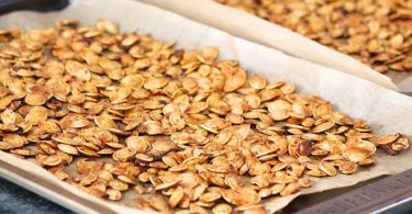 drying pumpkin seeds in the oven