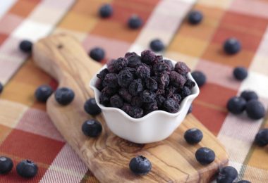 storing dried blueberries