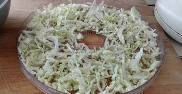 dehydrating cabbage