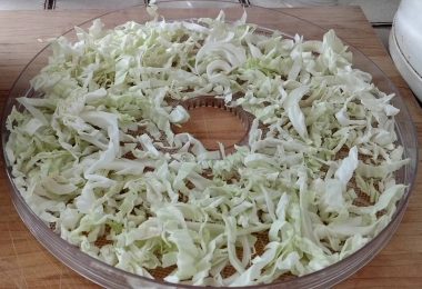 dehydrating cabbage